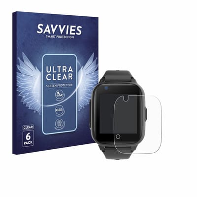 Savvies - Screenprotector voor Leotec Kids Allo Plus 4G - Folie Beschermfolie transparant 6 Stuks