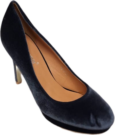 CH.CREATIONS -GREY PUMP- VELVETLOOK- HAK BCM-38