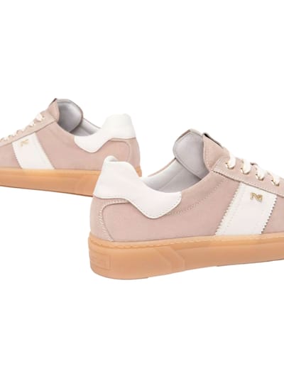 Nerogiardini Velour Velvet Osso 0100 Tr Malaga 1074 Para Sneaker - Fashion Wear - Vrouwen