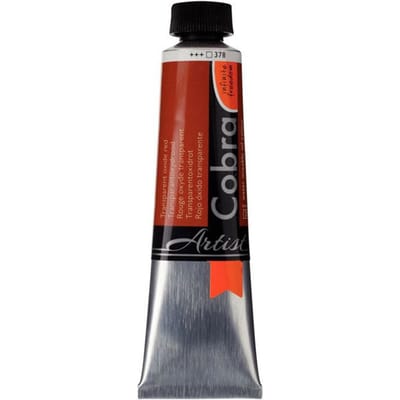 Olieverf - #378 Transparantoxydrood - Cobra Artitst - 40ml
