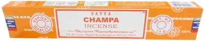 Satya Nag Champa wierook stokjes - Champa - 1x pakje van 12 stuks - 15 gram