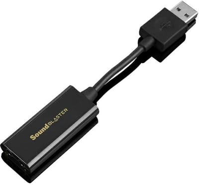 Creative Sound Blaster PLAY! 3 USB DAC-versterker en externe geluidskaart (zwart)