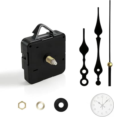 kwarts, stil, 16 mm, grote wijzers, duurzame set voor reparatie en doe-het-zelf, reserveonderdelen voor klassieke en moderne wandwijzerplaten, batterij