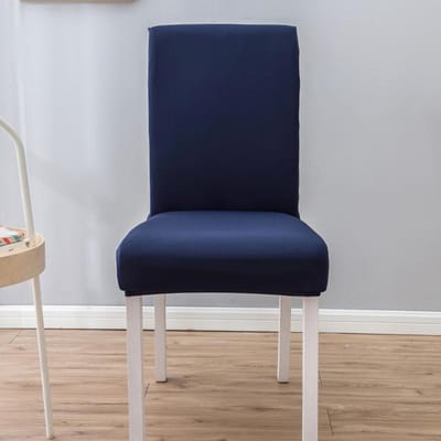 Housse de chaise élastique de haute qualité, 24 couleurs, housse de chaise pour la maison, le restaurant, l'hôtel, housse de chaise universelle, housse amovible et lavable 1pcs gray