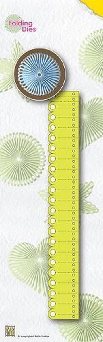 NFD002 Nellies Folding Dies - Ball - snijmal Nellie Snellen - rozet  vouwen