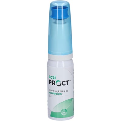 Actiproct Gel Can 45 ml - Aambeienzalf met direct verkoelend effect, Snelle verlichting bij aambeien, Verlicht snel en hygiënisch anale ongemakken, Vermindert jeuk en Verlicht irritatie, incl. aanbrengsysteem