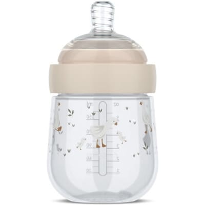 Mepal Mio Babyfles Little Dutch - 165 ml - Anti-koliek - Spiraalontwerp voorkomt verstopping - Siliconen van medische kwaliteit - Little Goose