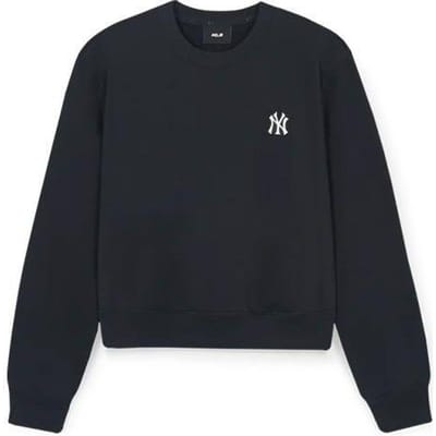 MLB New York Yankees Sweat à capuche confortable avec logo uni pour femme Noir 3FMTB1341-50BKS M black