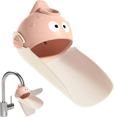 Faucet Extension voor Kinderen - Leuke Cartoon Tapverlenging - Accessoires met Verlengbare Lengte - Roze