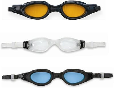 Zwembril Comfortabel - Duikbril Zwemmen - Watersport Genieten - UV-Bescherming Gehard Glas - Vanaf 14 jaar - Zwart/Wit