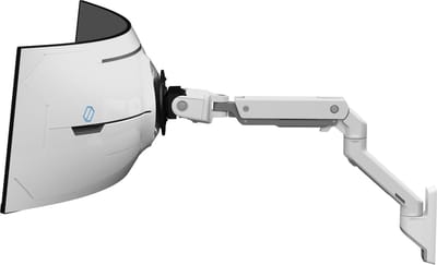 Ergotron HX mounting kit - Constant Force Technology - for curved LCD display - for extreme-depth curved screens - white - Max 17 kg - recommended for 57"