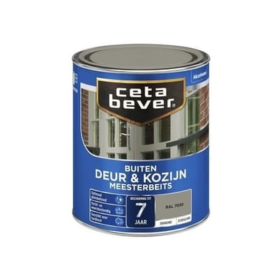 Cetabever Meesterbeits Deur en Kozijn Dekkend Zijdeglans - RAL 7030 - 0,75 liter