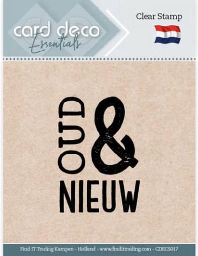 Card Deco Essentials - Clear Stamps - Oud en Nieuw
