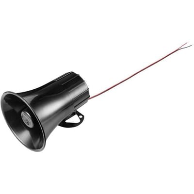 TRU COMPONENTS TC-10475812 Alarmsirene Geluidsontwikkeling: 105 dB 15 W Spanning: 12 V/DC Sirenetoon 1 stuk(s)
