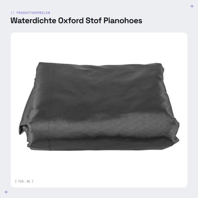 Dailygoods- Pianohoes Waterdicht - Stofdicht - Oxford-stof - 153 x 35 x 110 cm - Slijtvaste Bescherming - Zacht Oppervlak - Piano Cover