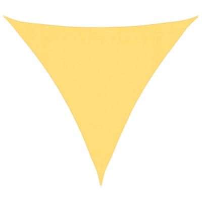 vidaXL - Zonnescherm - HDPE - driehoekig - 3,6x3,6x3,6 - m - beige