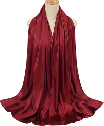 Bovista Hoofddoek - Hijab - Dames - Abaya - Sjaal - Islamitische Kleding - Moslim Kleding - Alhamdulillah - Bordeauxrood