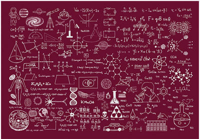 Fotobehang - Science Formulas.