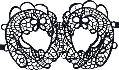 Miresa Masker - MM042 - Groot kanten oogmasker - Camgirl / Carnaval