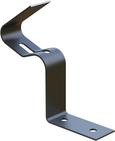 Nokklemmen Dakpannen - Dakpannen Bevestiging - Dakpannen Vastzetten - Duurzaam Aluminium - Type 163 - Zwart