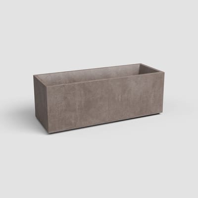 Artevasi sydney kunststof plantenbak 99.5x39.5x43cm taupe