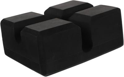 Bankdrukken Blokken - Fitness Hulpmiddel - Kracht Training - Stabiele Ondersteuning - 7.5 x 14.5 x 7.5 cm - Zwart