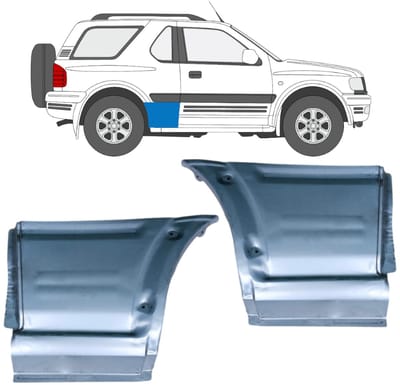 Reparatiepaneel achterspatbord voor Opel Frontera B 1999-2002 / Links / Rechts