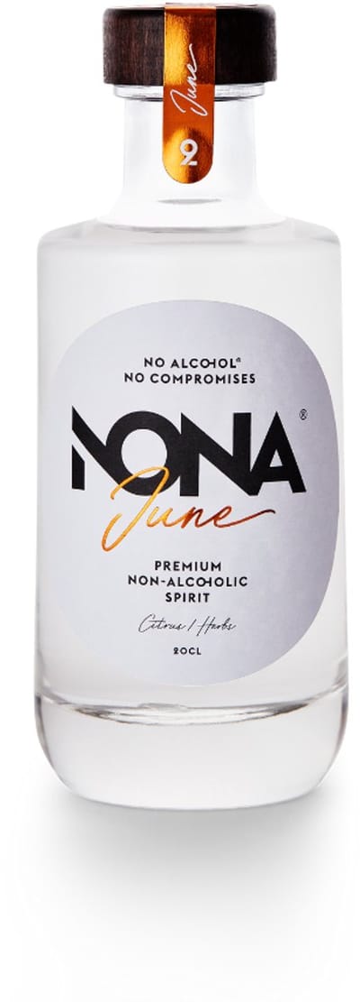 NONA June 0% - 20cl - Alcoholvrije Gin Distillaat - Botanische Spirit Mixen Met Tonic Alcoholvrij Premium Drank Voor Alcoholvrije Cocktails - 100% Natuurlijk - Laag In Suikers