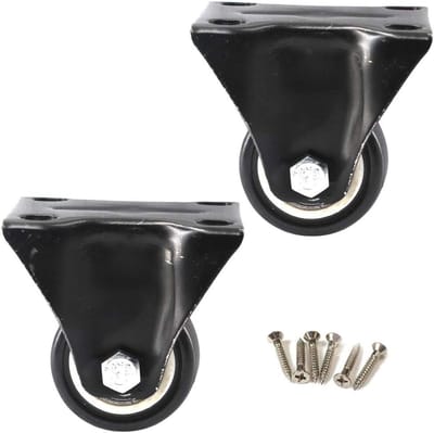 Meubels wielen 1,5 inch - Zwenkwielen voor meubels, Vloerschade bescherming, Draaibare wielen