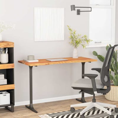 vidaXL - Bureaublad - rechthoekig - 110x50x2,5 - cm - massief - acaciahout