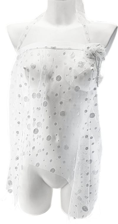 BamBella ® - Erotische nacht kleding jurkje met glitter doorzichtig kant