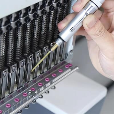 Precisie Olie Pen - Smeermiddel Applicator - Onderhoud Machine - Aluminiumlegering - 15 cm - Zilver