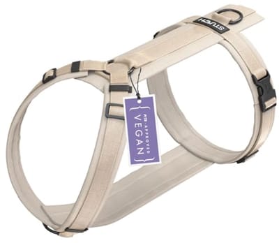 Hondentuigje Verstelbaar - Nylon Harnas - Veilige Wandelingen - Gewatteerd Comfort - Maat M - Beige