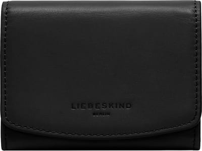 LIEBESKIND BERLIN Leren Portemonnee Ezra 2 Calf Optic Louisa Purse Black Zwart