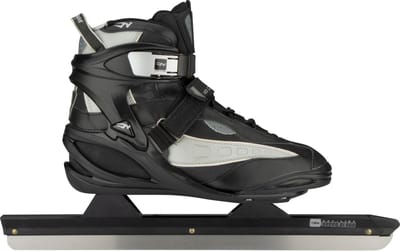 Nijdam Norenschaats Pro-Line - Semi-Softboot - Alu Buis - Zwart/Grijs/Zilver - 40