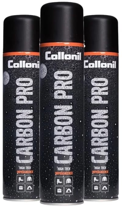 Collonil Carbon Pro | Impregneerspray | Bescherming | Vrij van PFOA en PFOS | Inhoud: 300ml | 3 Bussen