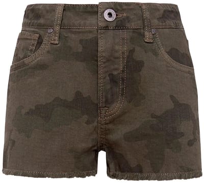 Pepe Jeans Patty Camo Korte Broek Groen 12 Years Meisje