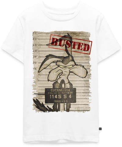 Looney Tunes Wile E. Coyote Busted Premium T-Shirt Tiener