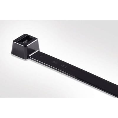 HellermannTyton 111-60160 LK2A-PA66W-BK Kabelbinder 270 mm 4.60 mm Zwart UV-gestabiliseerd 100 stuk(s)