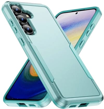 Back Cover Geschikt voor Samsung Galaxy A57 | Rugged Hoesje | Beschermhoes | Schokbestendige Hardcase | Shockproof | Tegen Vallen | Groen