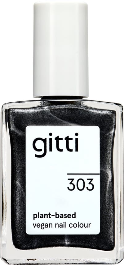 Gitti No. 303 - A Muse Me Black - nagellak - minimaal 82% natuurlijk - 23 vrij - manicure - blijft 7 dagen zitten