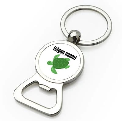 Akyol - schildpad met eigen naam flesopener - Schildpad - schildpad liefhebbers - iemand die houdt van schildpadden - verjaardag - cadeau - kado - geschenk - 9 bij 3 cm