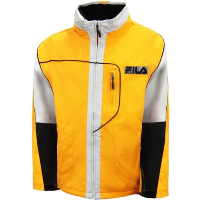Fila Thermore geïsoleerde heren sneeuwjas grijs/geel