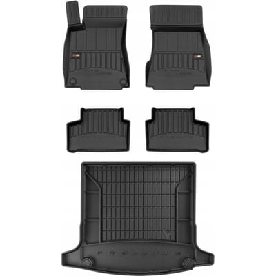 FROGUM PROLINE 3D Set - Rubberen Automatten + Kofferbakmat - Geschikt voor MERCEDES CLA II X118 Shooting Brake (vanaf 2019) - Zwart