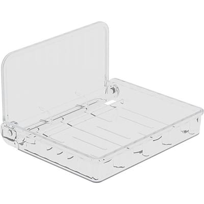 Wandgemonteerde Opklapbare Plank Transparant Ponsvrij Grote Capaciteit Sterk Opvouwbaar Zwevende Muur Small white