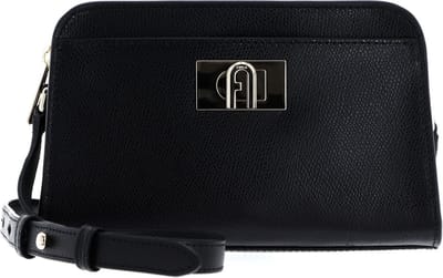 FURLA Leren Schoudertas Avondtas 1927 Mini Crossbody 20 Nero Zwart