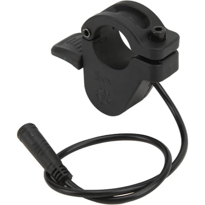 300X Elektrische Fiets Duimgashendel met Waterdichte Connector Duurzame Links Rechts Duimgashendel black