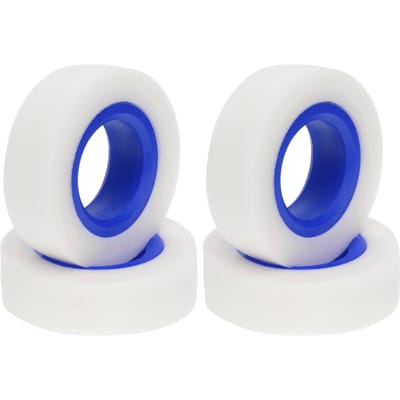 Dubbele Laag Zachter TPE Schuim 130mm Past 2.2 inch Wielbanden Vervanging voor SCX10 Wraith Capra Traxxas 130mm blauw