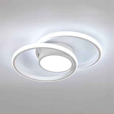 Plafondlamp - 40 CM - Medium - 42 W - LED - 4800 LM - 6500 K - Koel Wit