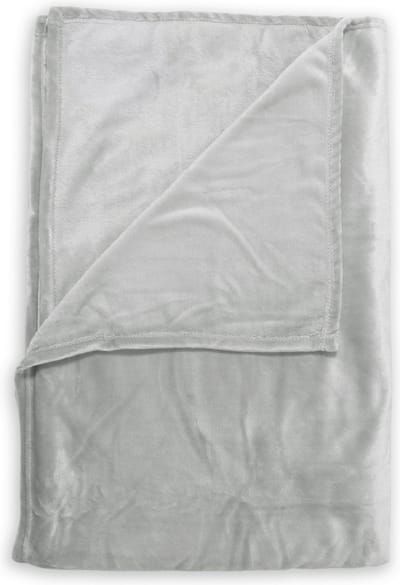 Zohome Plaid Cara - Warme deken voor op de bank - Zacht - 140x200 cm - Grijs